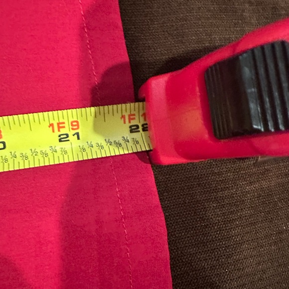 Talbots NWT Red Short Sleeves Collar Button Down Blouse Sz MP. 100% Cotton. - Picture 14 of 15
